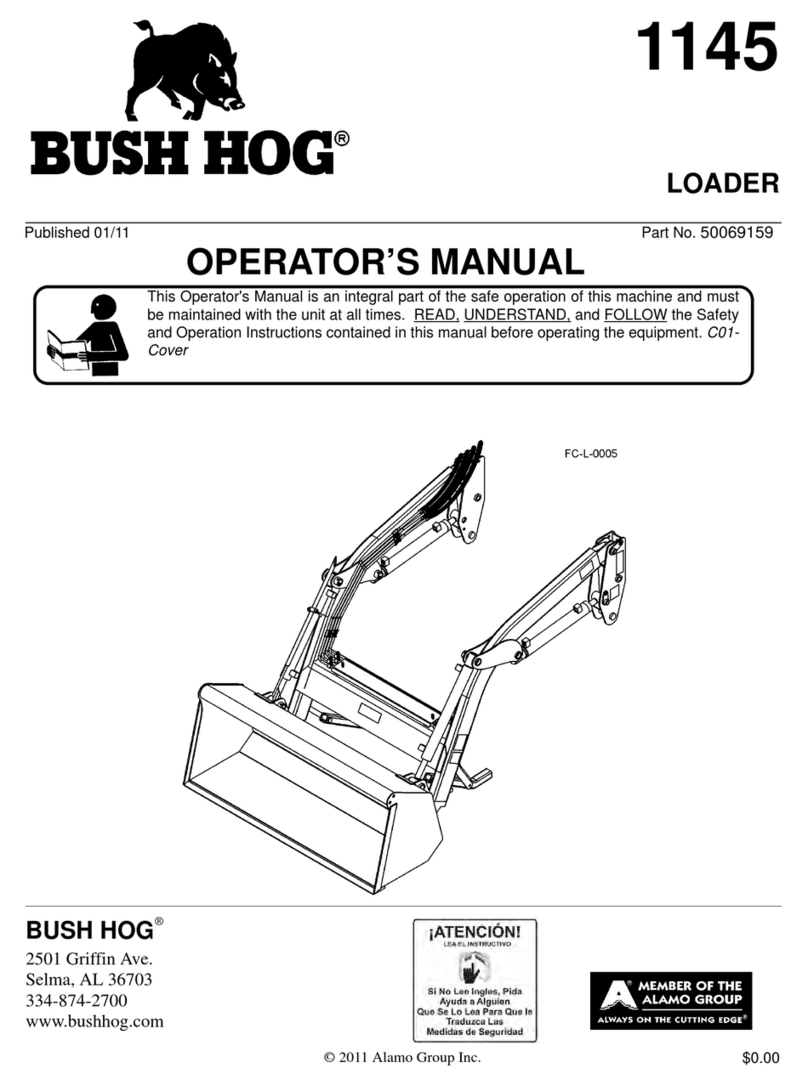 Bush Hog 1145 Manuel utilisateur