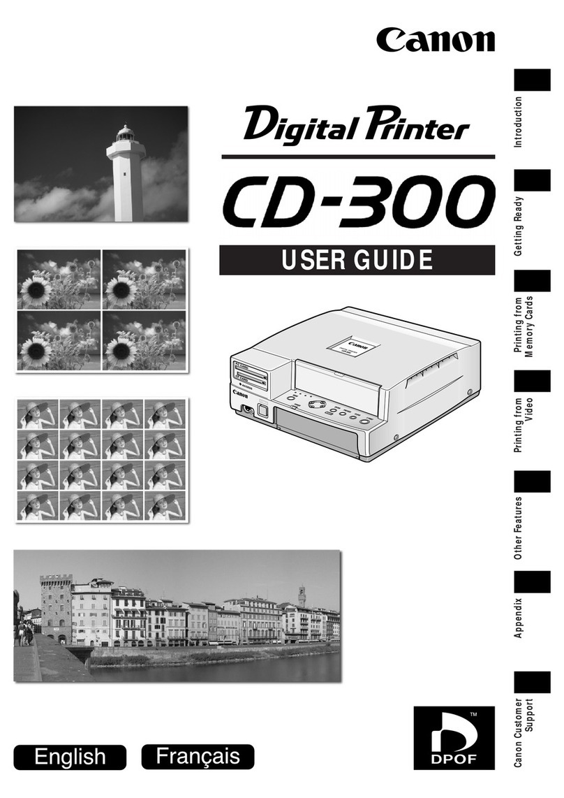 Canon CD-300 Manuel utilisateur