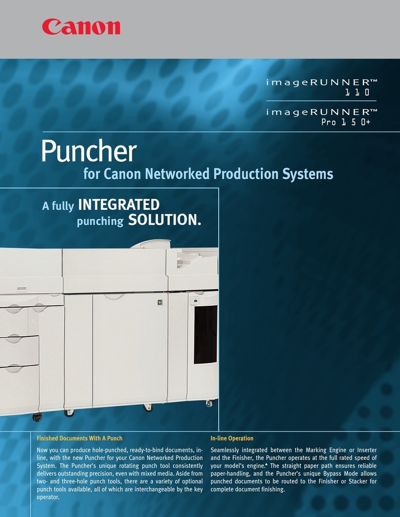 Canon IMAGE RUNNER 110 Manuel utilisateur