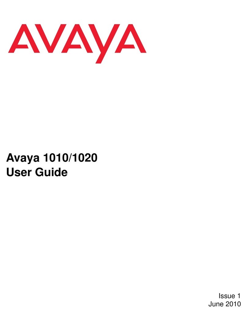 Avaya 1010 Manuel utilisateur