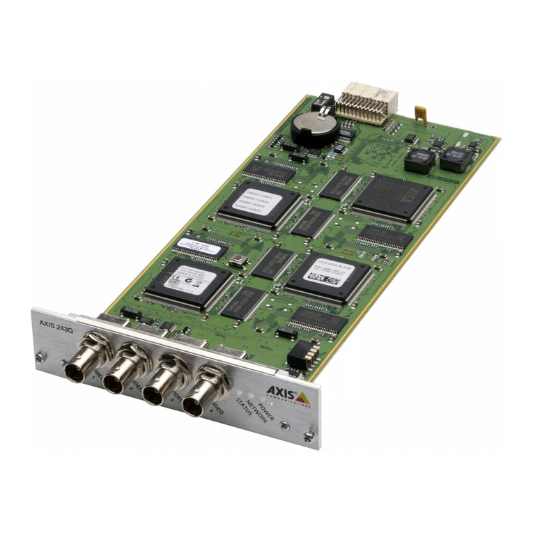 Axis AXIS 243Q Blade Manuel utilisateur