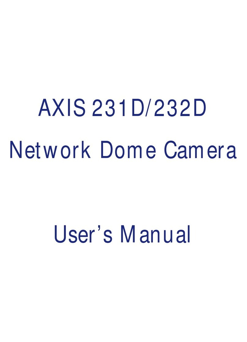 Axis 231D Manuel utilisateur Axis 231D Manuel utilisateur