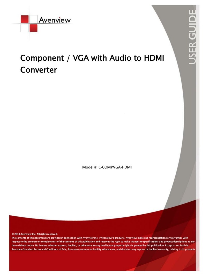 Avenview C-COMPVGA-HDMI Manuel utilisateur