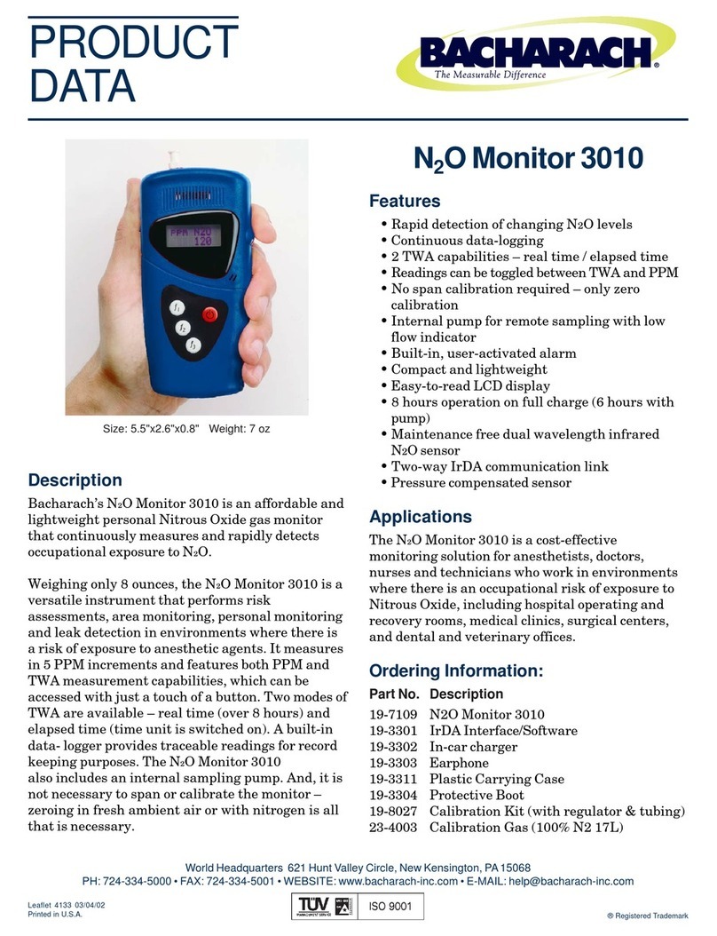 Bacharach 3010 Manuel d'utilisation