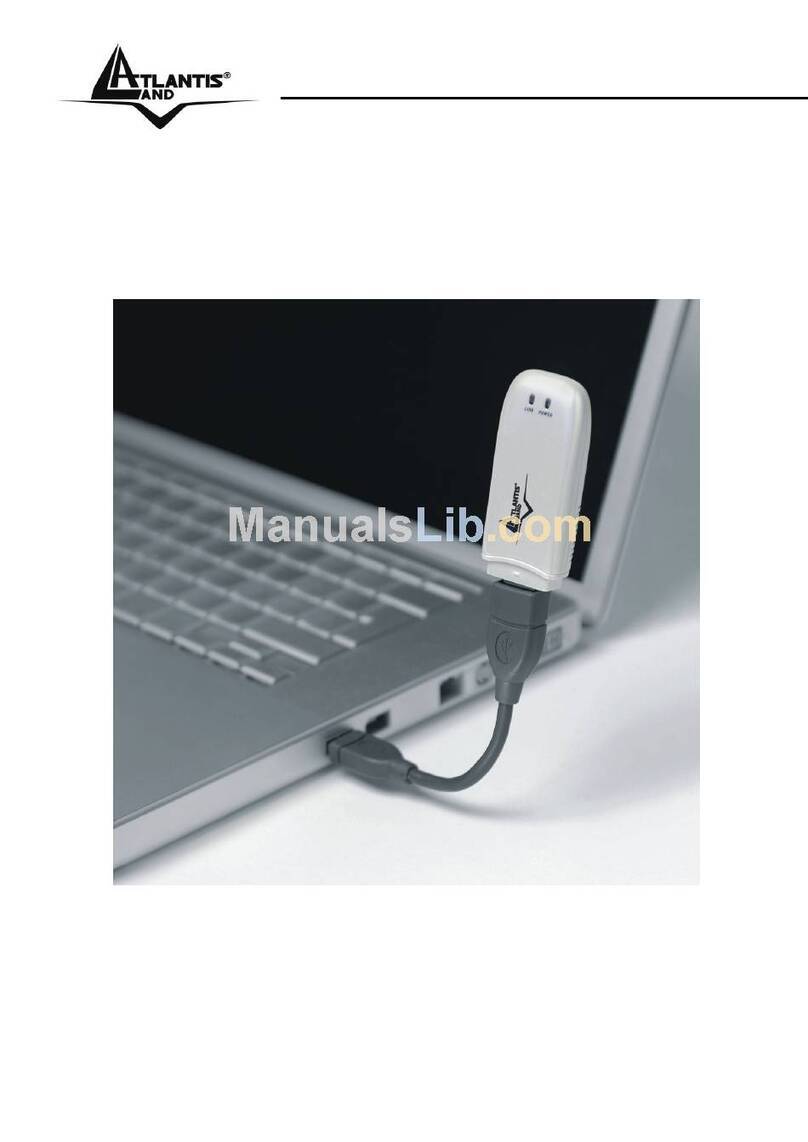 Atlantis Land A02-UP-W108 Manuel utilisateur