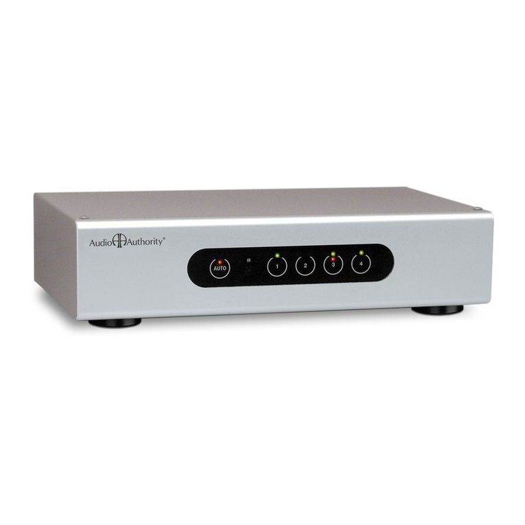 Audio Authority 1154B Manuel utilisateur Audio Authority 1154B Manuel utilisateur