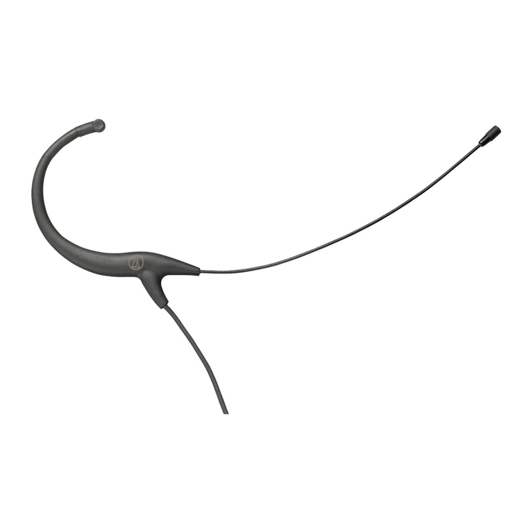 Audio Technica MICROSET AT892 Manuel utilisateur