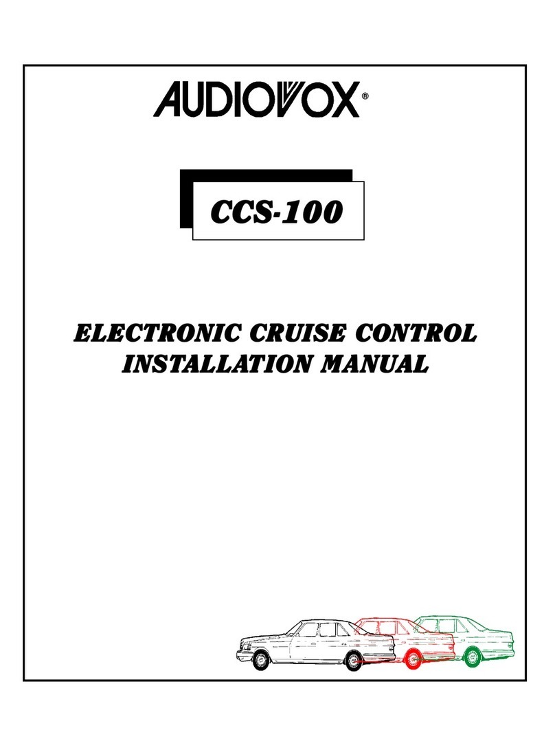 Audiovox CCS-100 Manuel utilisateur