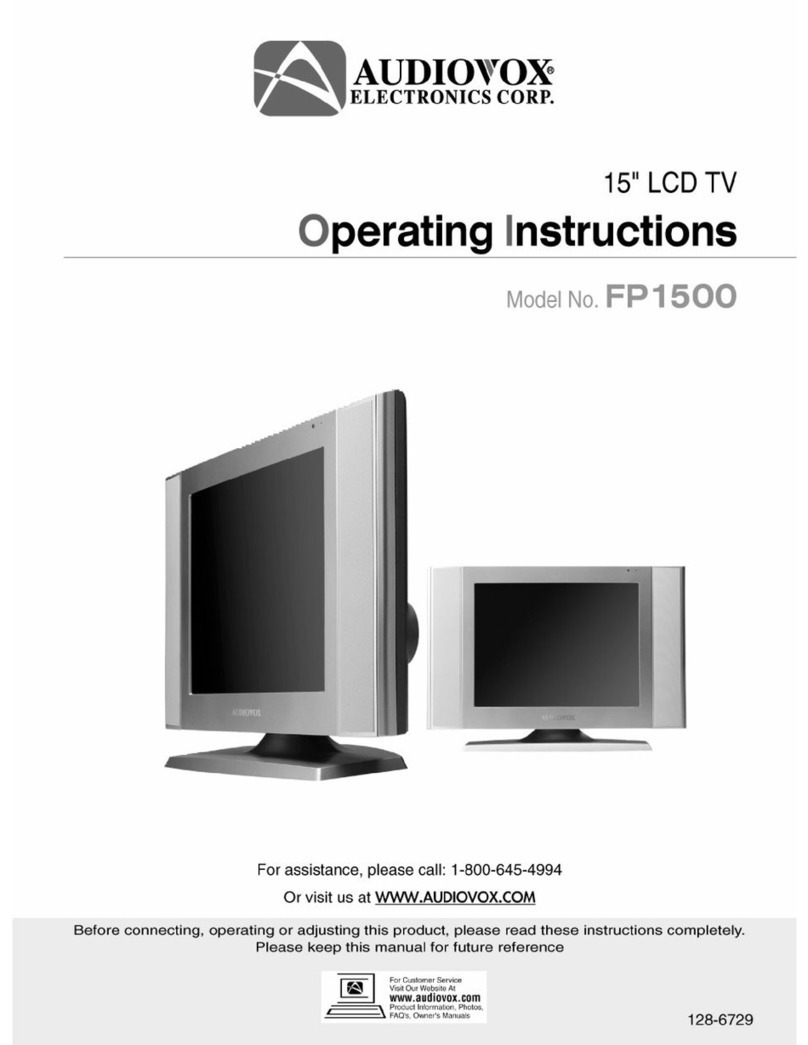 Audiovox FP1500 - annexe 1 Manuel utilisateur