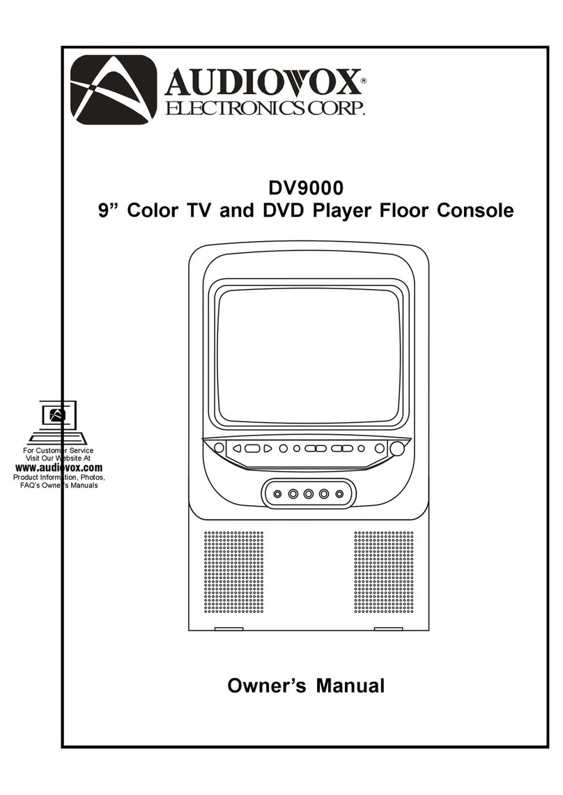 Audiovox DV9000 Manuel utilisateur
