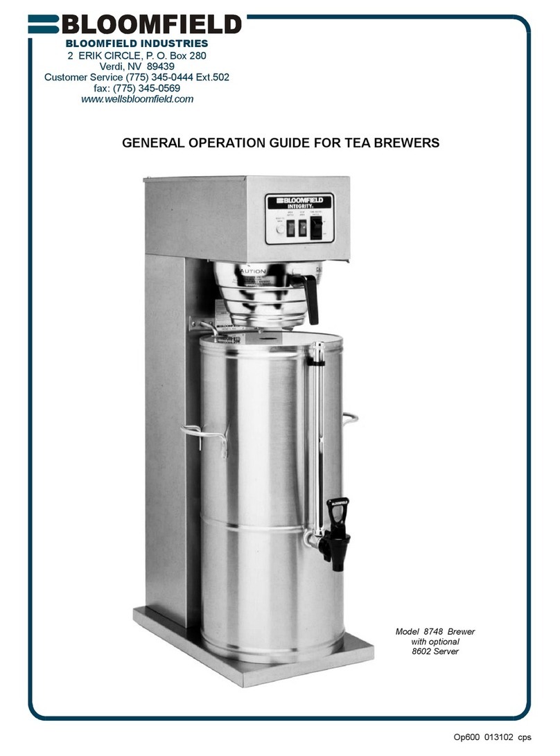 Bloomfield 8748 Series Mode d’emploi