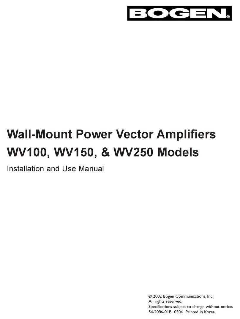 Bogen WV250 Mode d’emploi