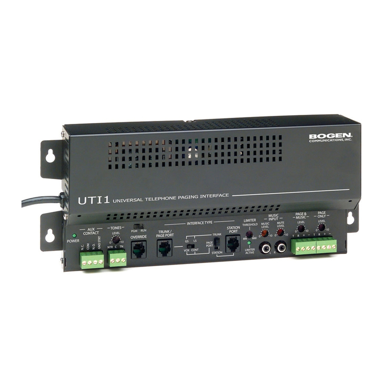 Bogen UTI1 Mode d’emploi