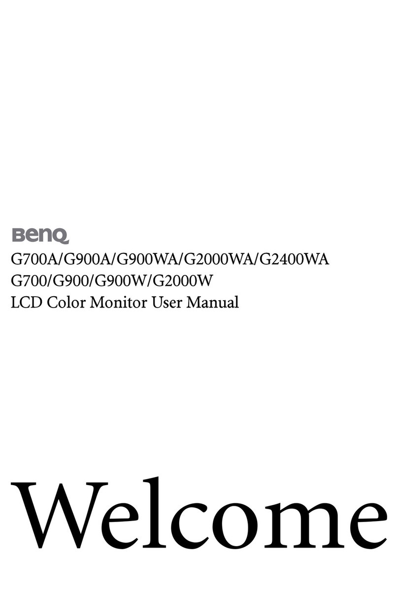 BenQ G2000WA Manuel utilisateur