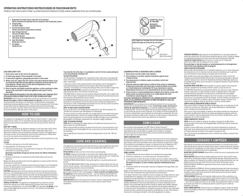 Belson SC-18 Manuel utilisateur