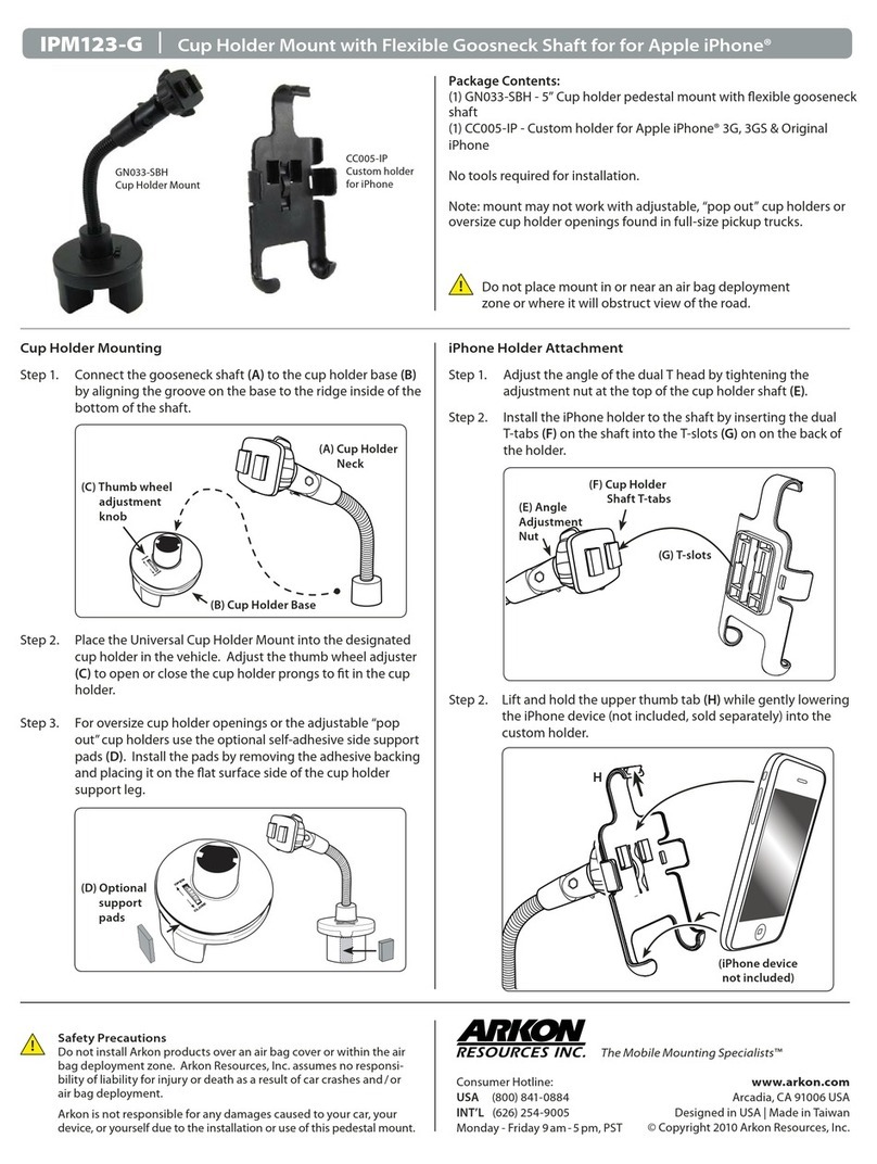Arkon IPM123-G Manuel utilisateur