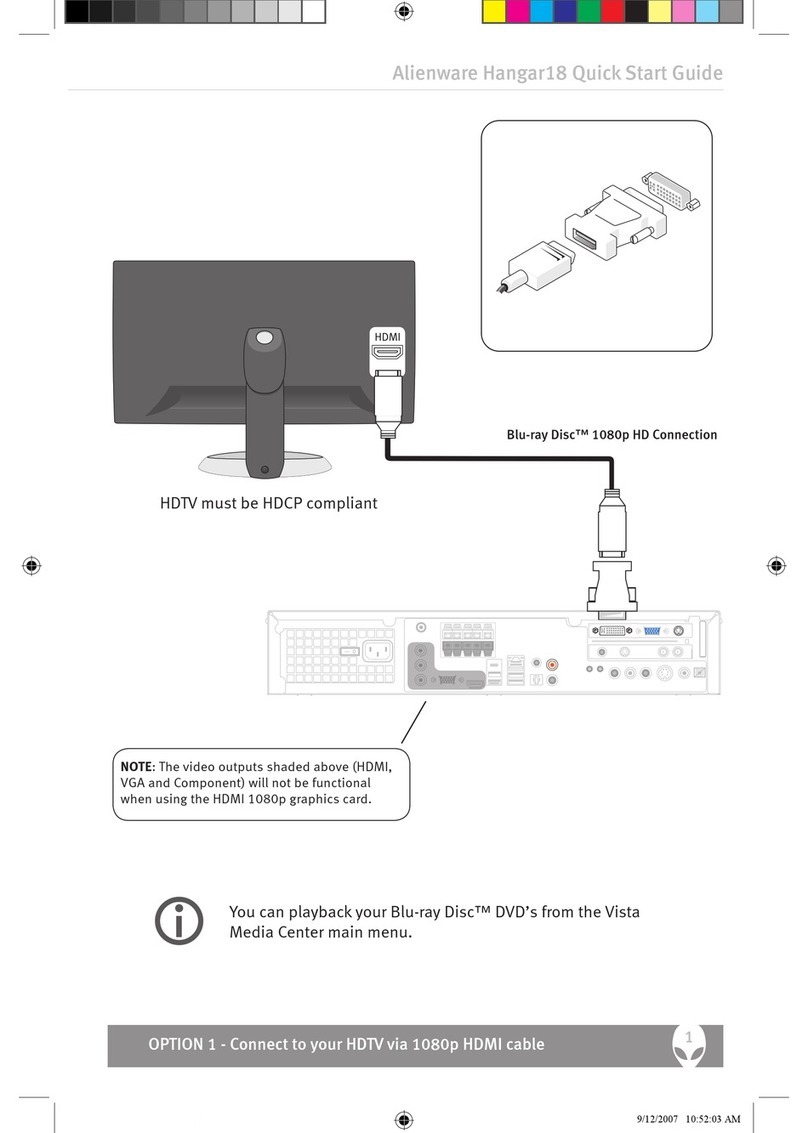 Alienware Hangar18 Manuel utilisateur