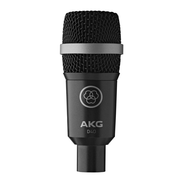 AKG D 40 Manuel du propriétaire