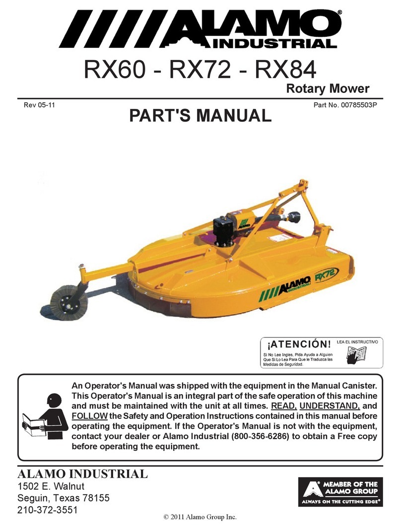 Alamo RX60 Manuel utilisateur
