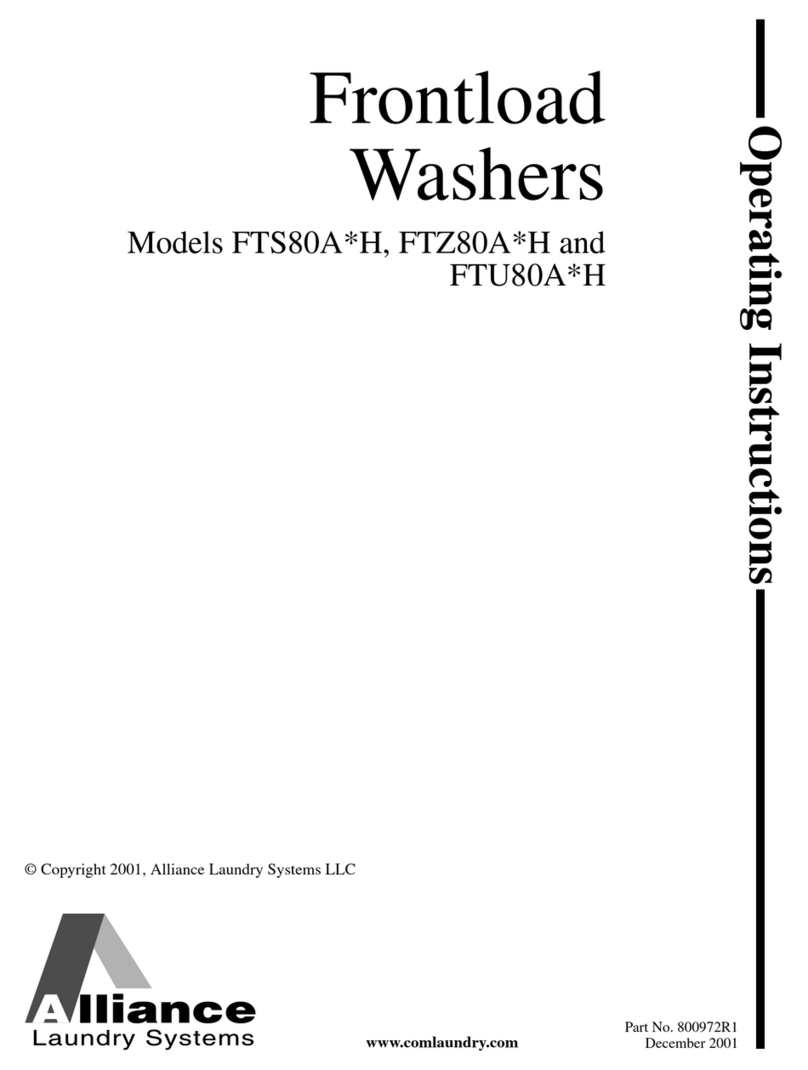 Alliance Laundry Systems FTS80A*H Manuel utilisateur