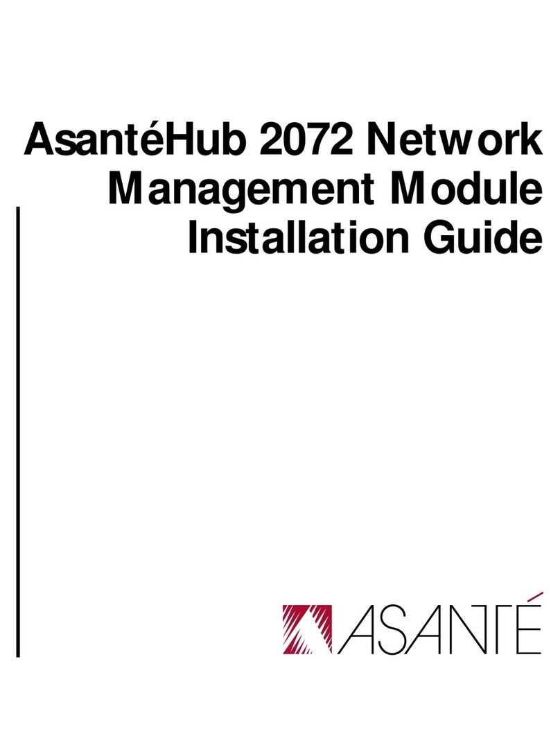 Asante AsanteHub 2072 Manuel utilisateur