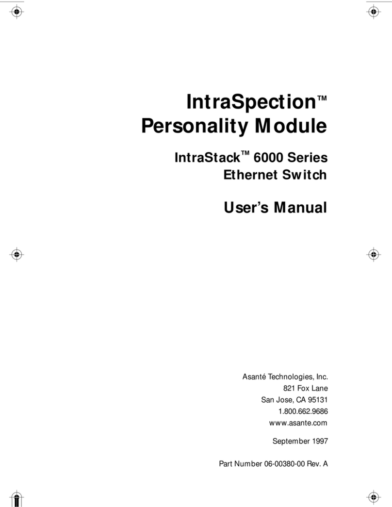 Asante 6000 Series Manuel utilisateur