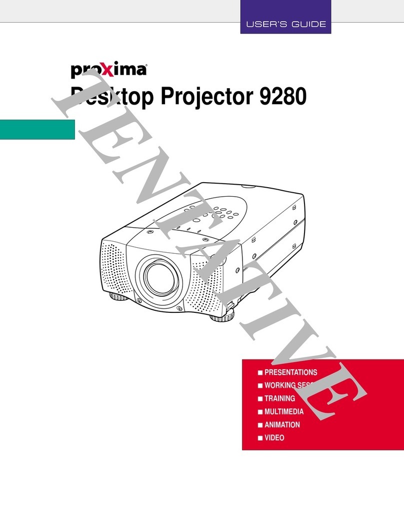 Ask Proxima 9280 Manuel utilisateur