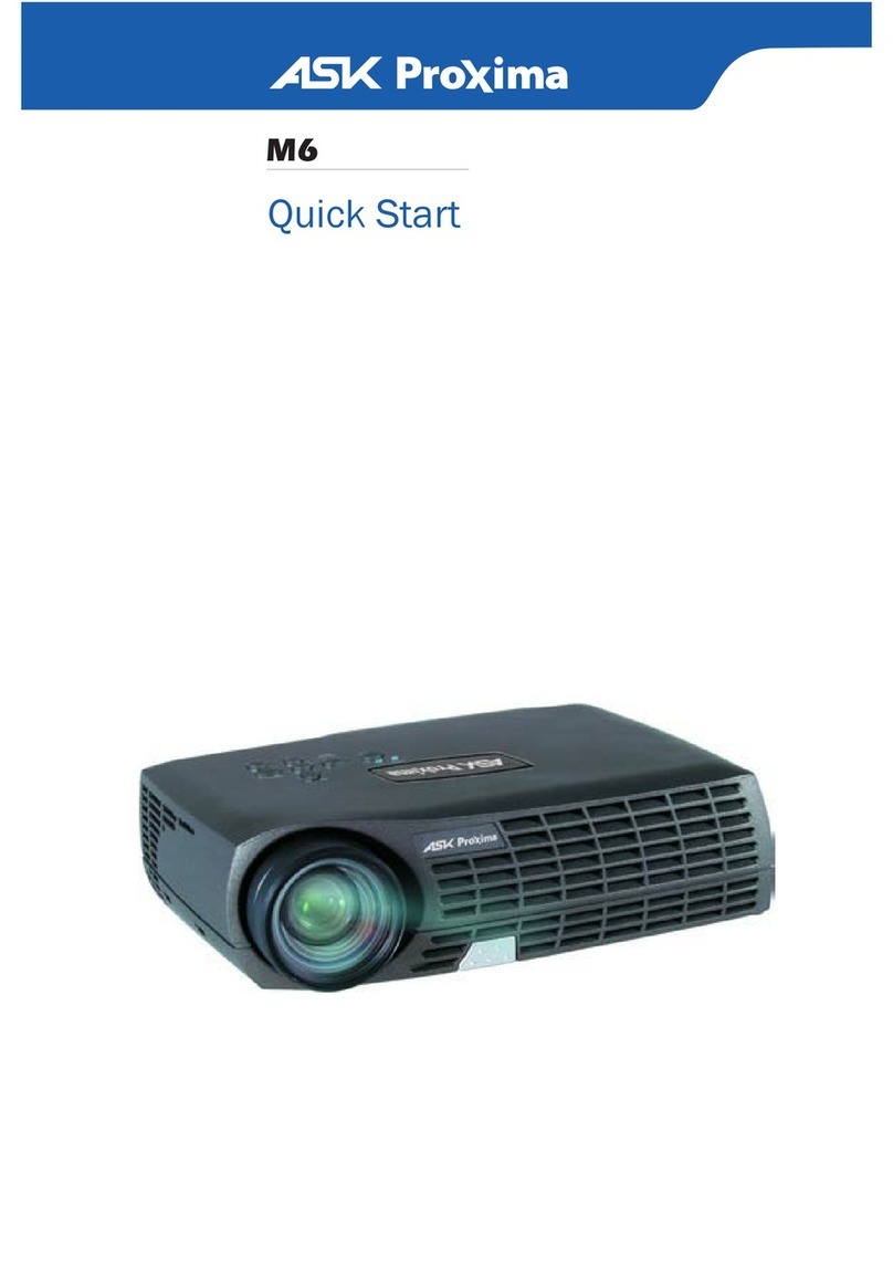 Ask Proxima M6 Manuel utilisateur