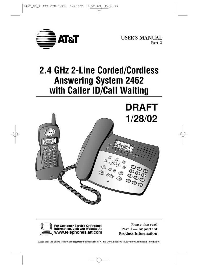 AT&T 2462 Manuel utilisateur