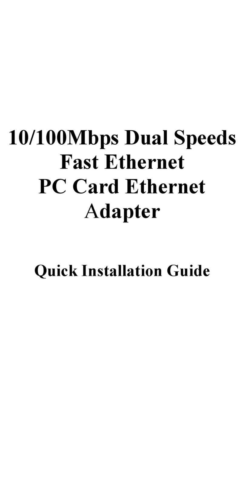 Abocom FE1000 Manuel utilisateur Abocom FE1000 Manuel utilisateur