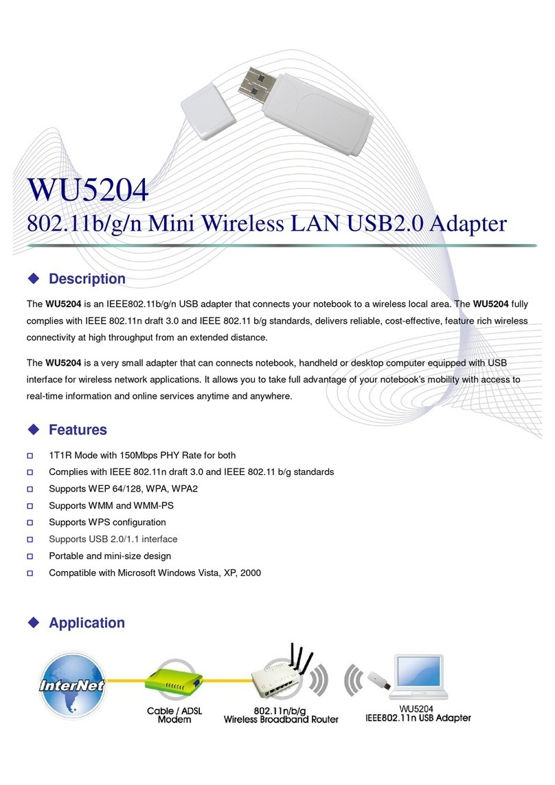 Abocom WU5204 Manuel utilisateur