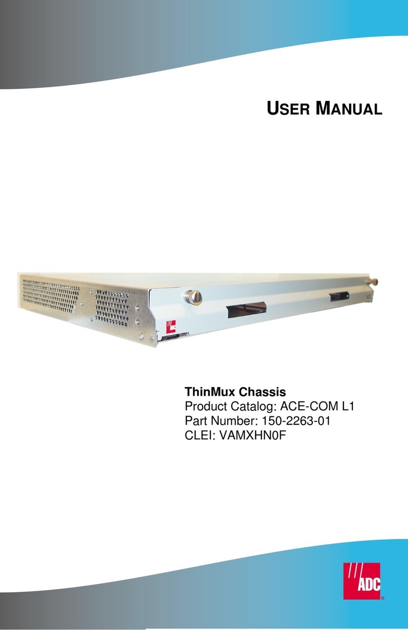 ADC ACE-COM L1 Manuel utilisateur