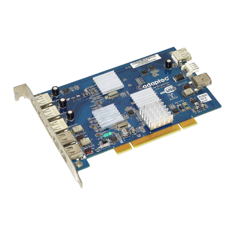 Adaptec DuoConnect AUA-3121 Manuel utilisateur