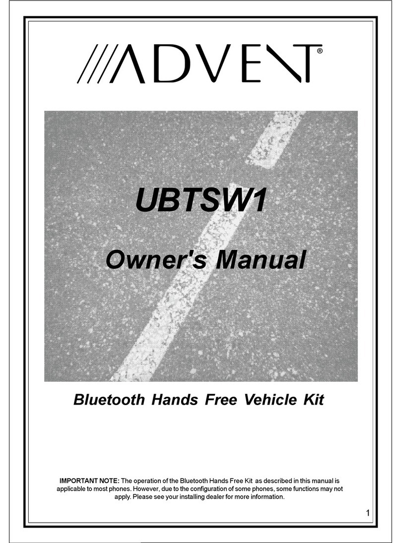 Advent ADVENT UBTSW1 Manuel utilisateur Advent ADVENT UBTSW1 Manuel utilisateur