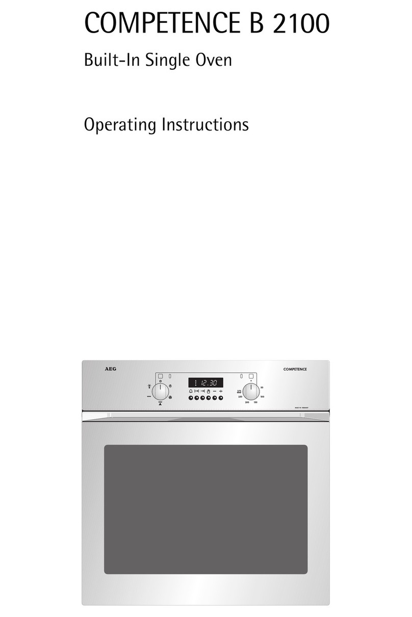 AEG Competence B 2100 Manuel utilisateur