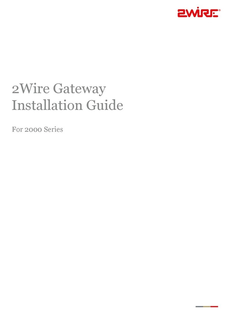 2-Wire 2000 Series Manuel utilisateur