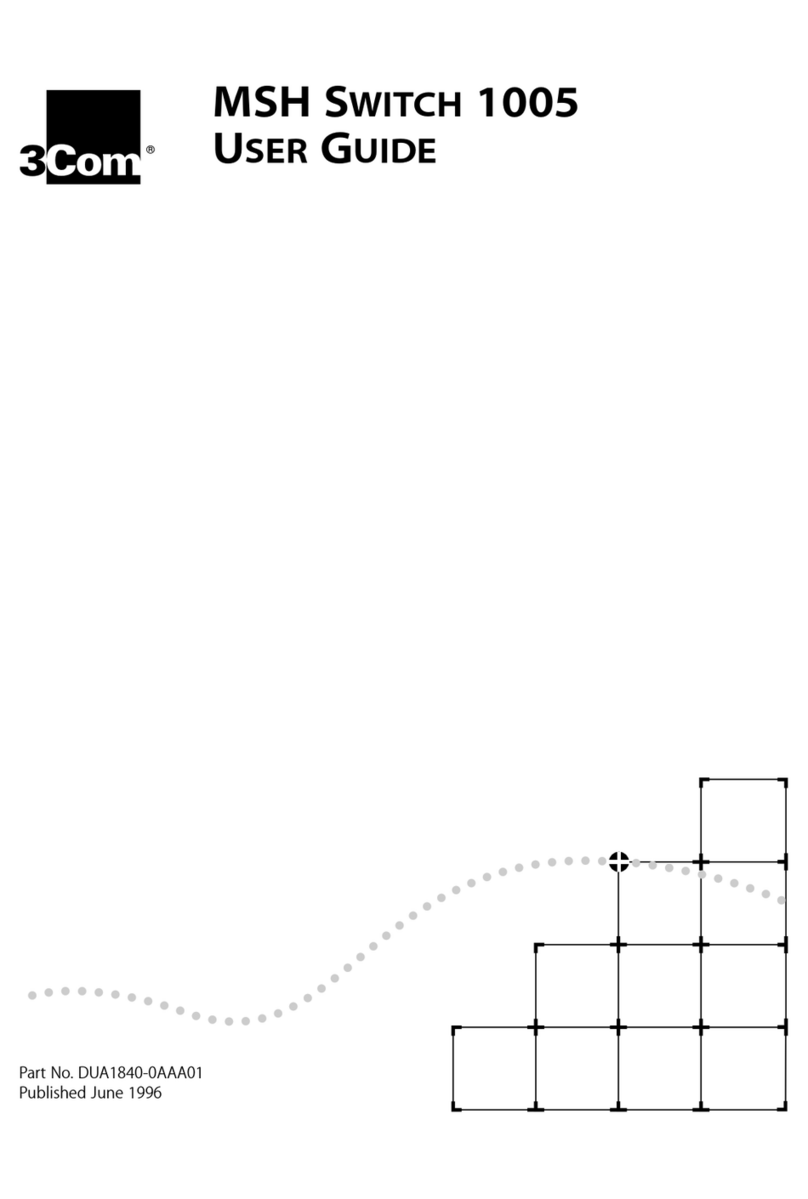 3Com MSH 1005 Manuel utilisateur