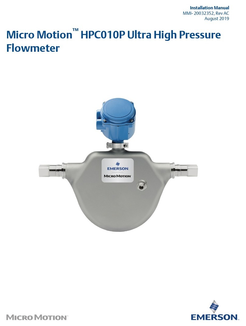 Emerson Micro Motion HPC010P Manuel utilisateur