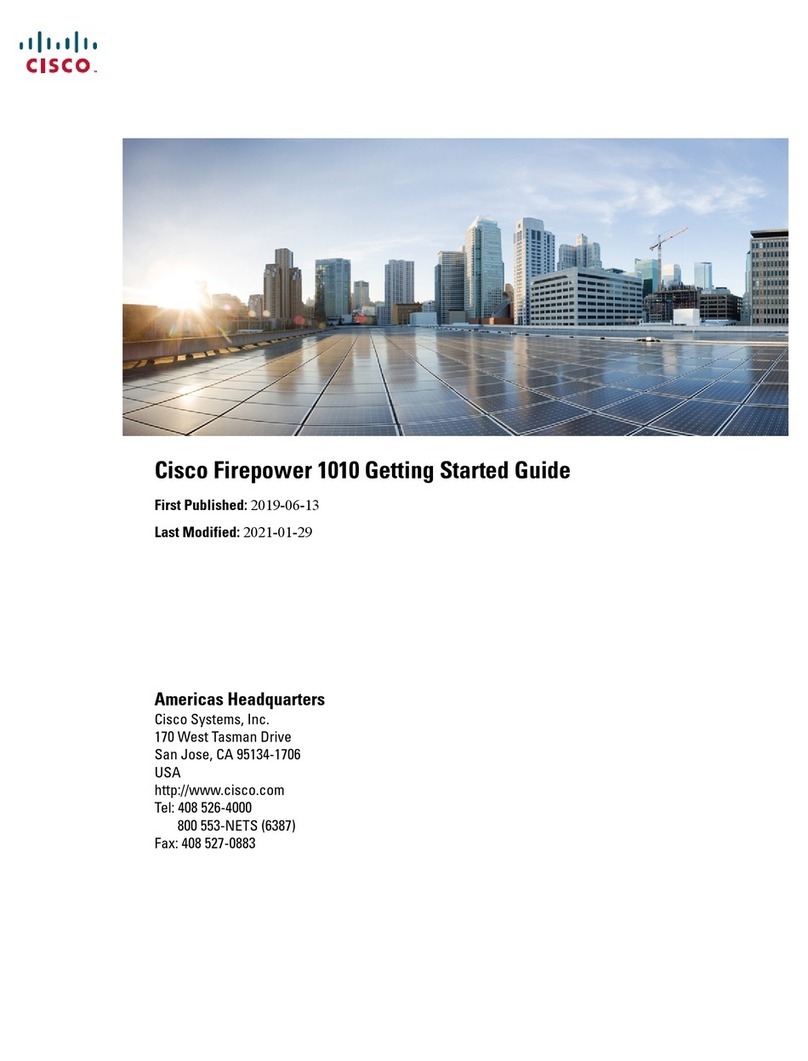 Cisco Firepower 1010 Manuel utilisateur