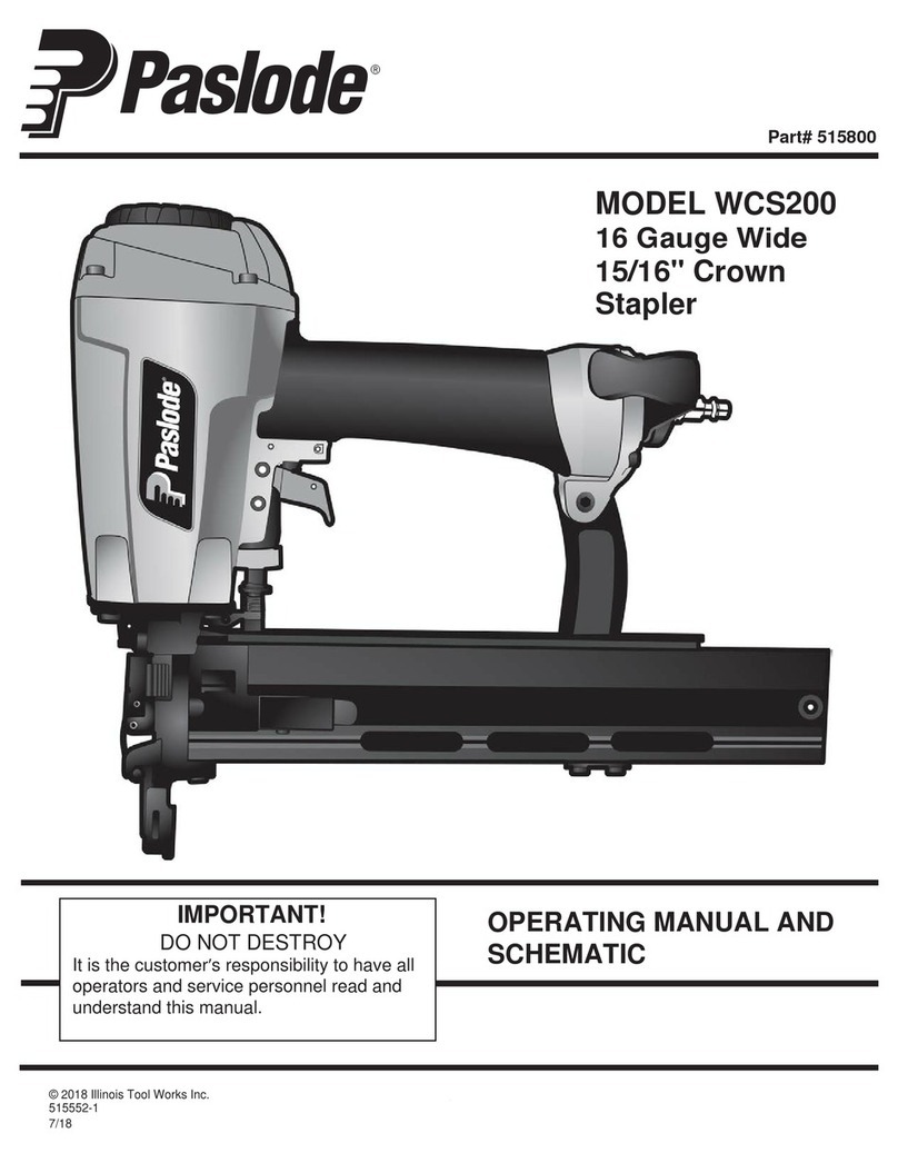 Paslode WCS200 Manuel utilisateur