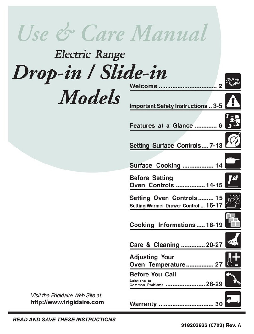 Frigidaire CGLES385FB Manuel utilisateur