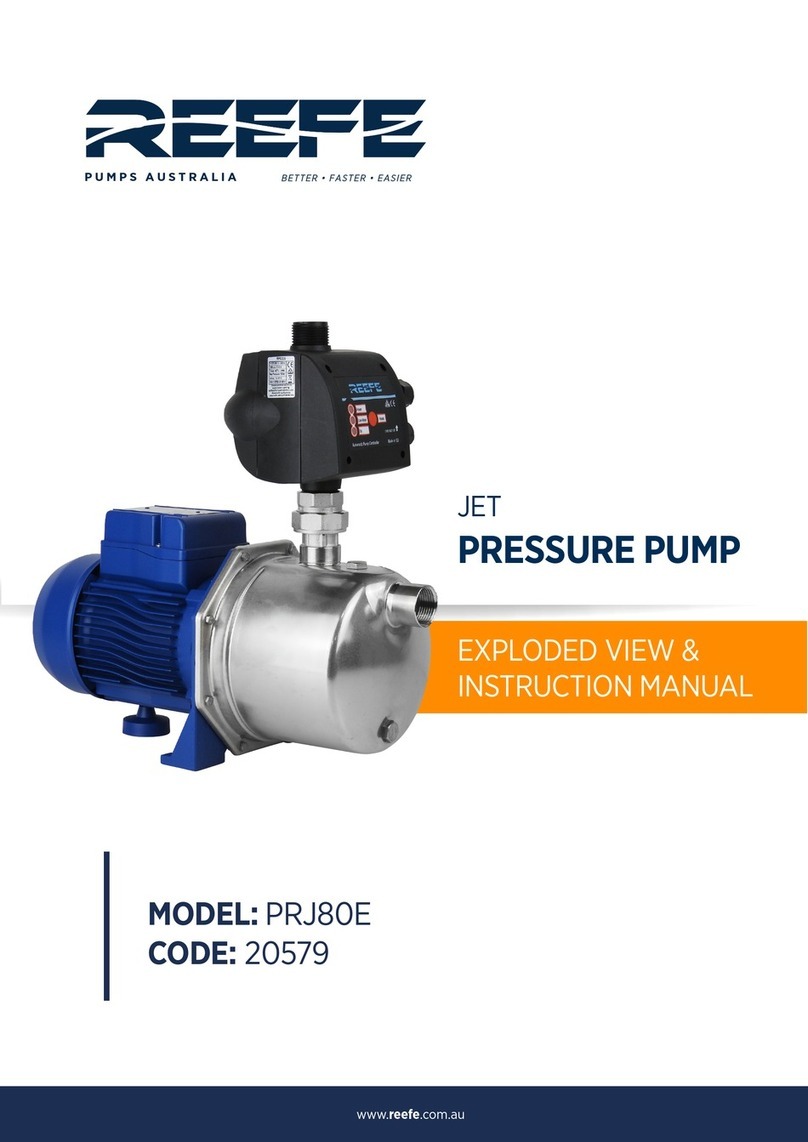 Reefe PRJ80E Manuel utilisateur