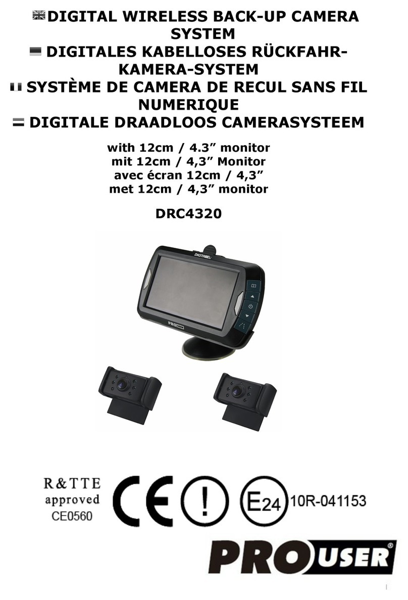 pro user DRC4321 Manuel utilisateur