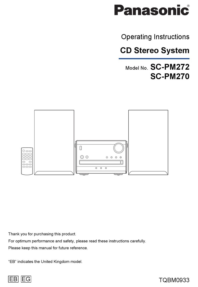 Panasonic SC-PM272 Manuel utilisateur