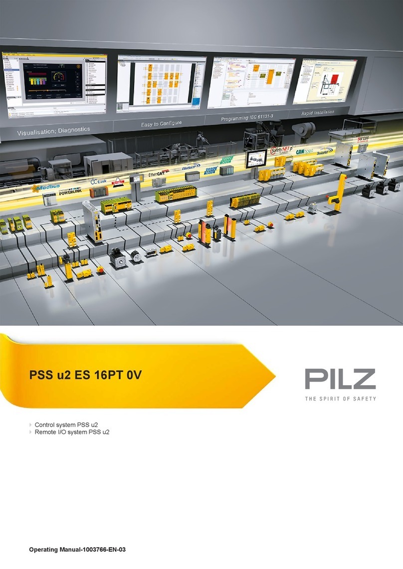 Pilz PSS u2 ES 16PT 0V Manuel utilisateur
