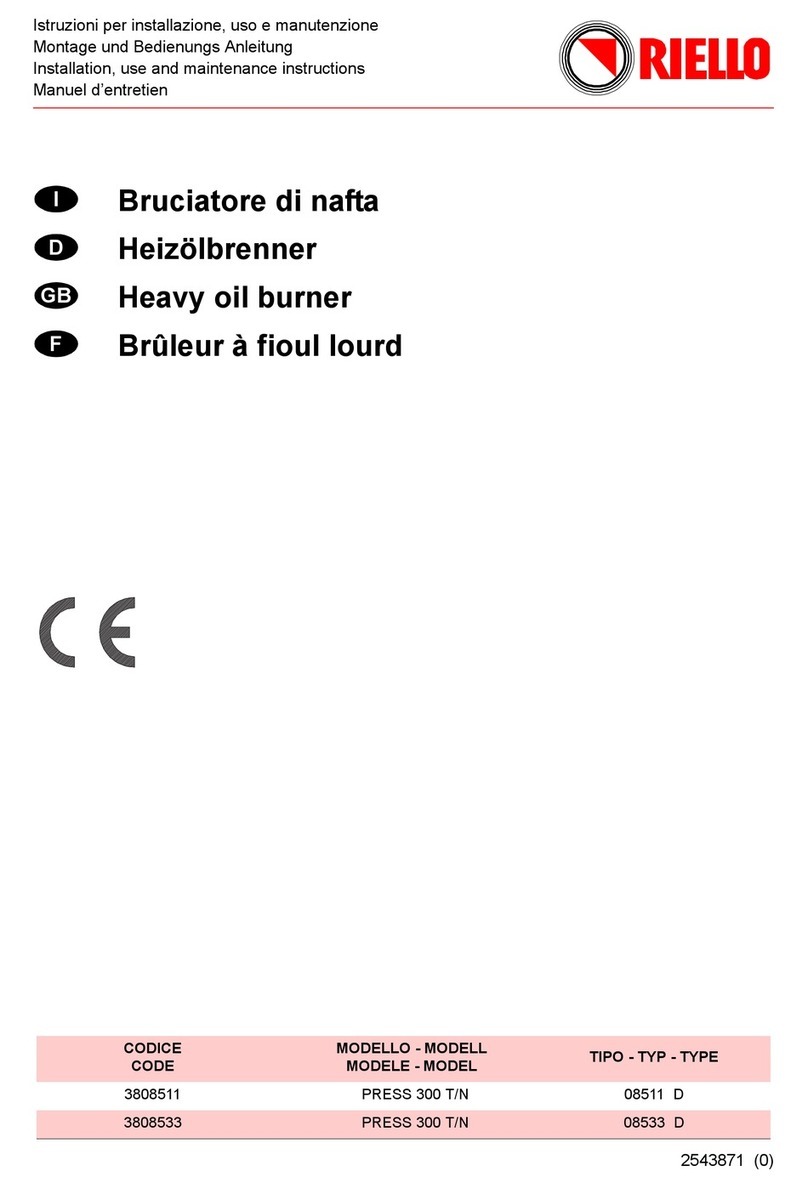 Riello 3808511 Guide de démarrage rapide