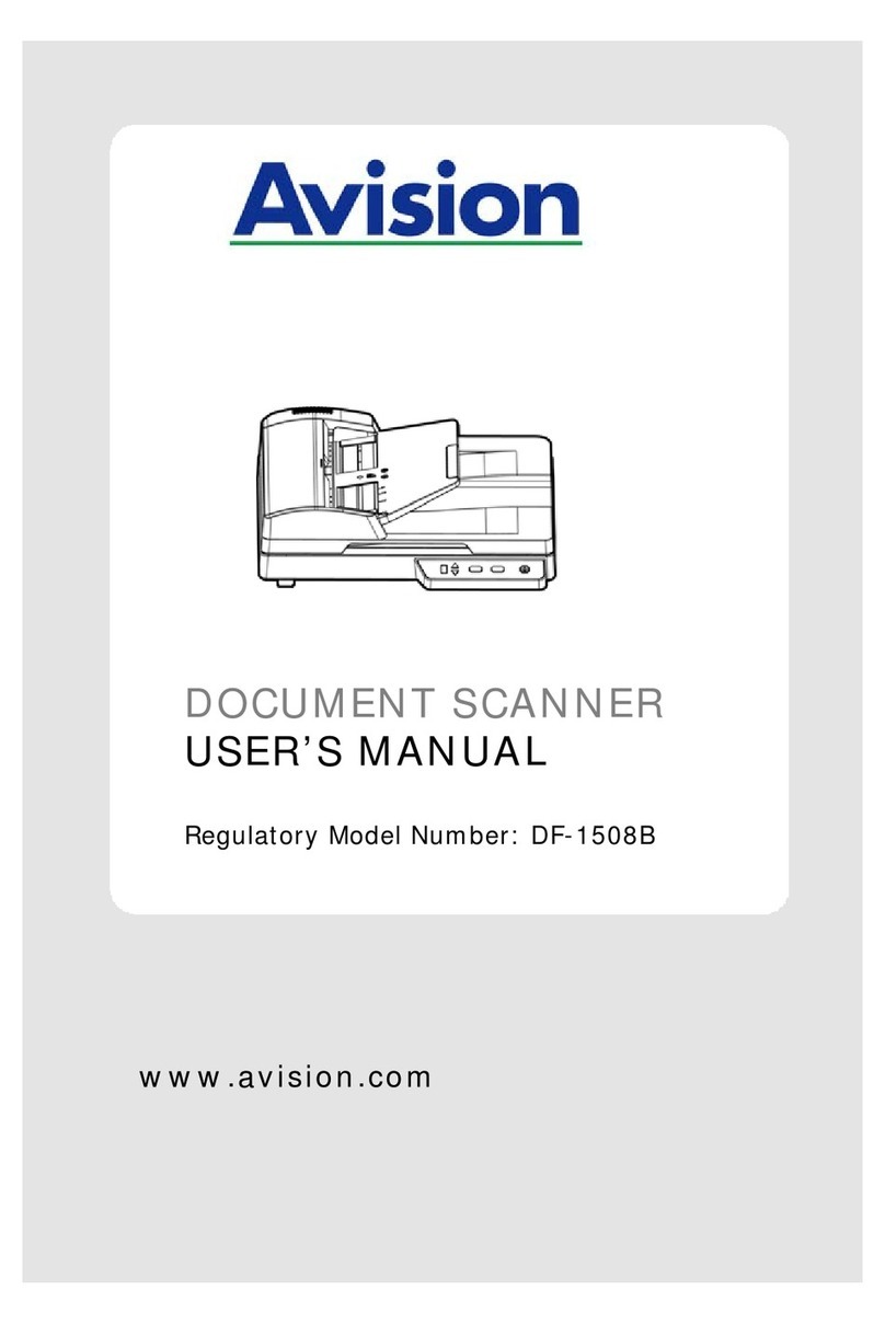 Avision DF-1508B Manuel utilisateur