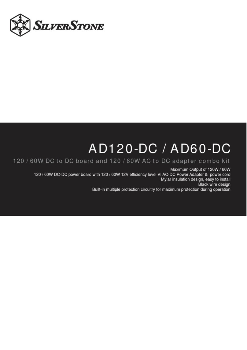 SilverStone AD120-DC Manuel utilisateur