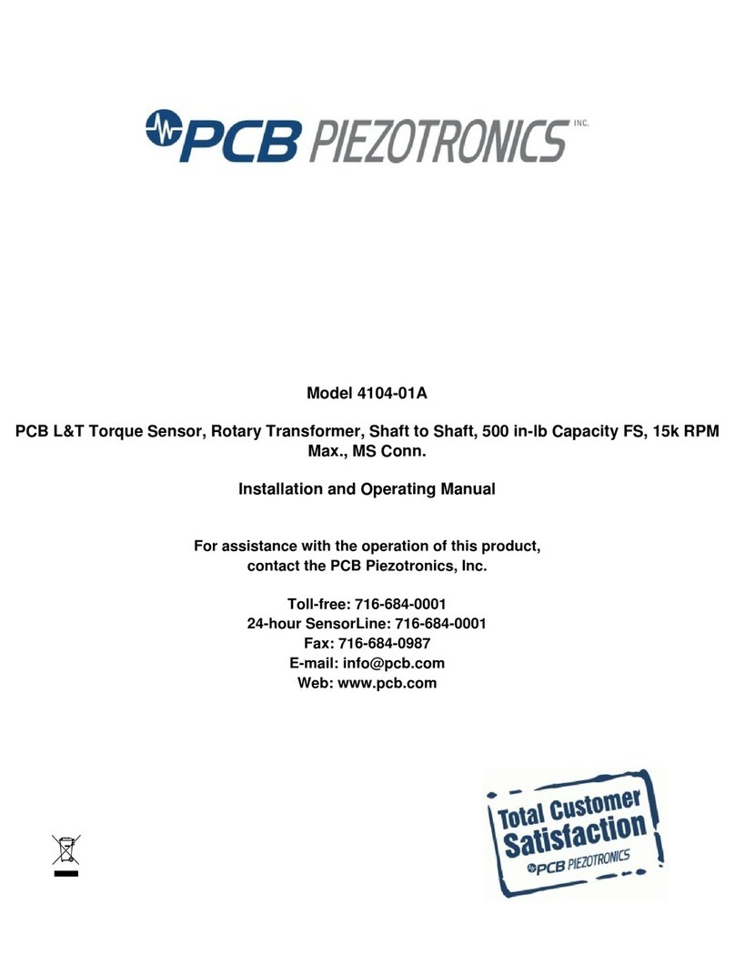 PCB Piezotronics 4104-01A Manuel utilisateur