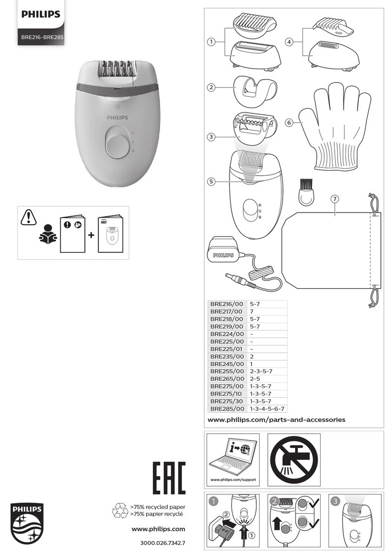 Philips BRE216 Manuel utilisateur